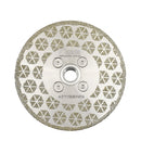 Electroplated Cutting Grinding Disc Double Side M14 or 5/8-11 Flange