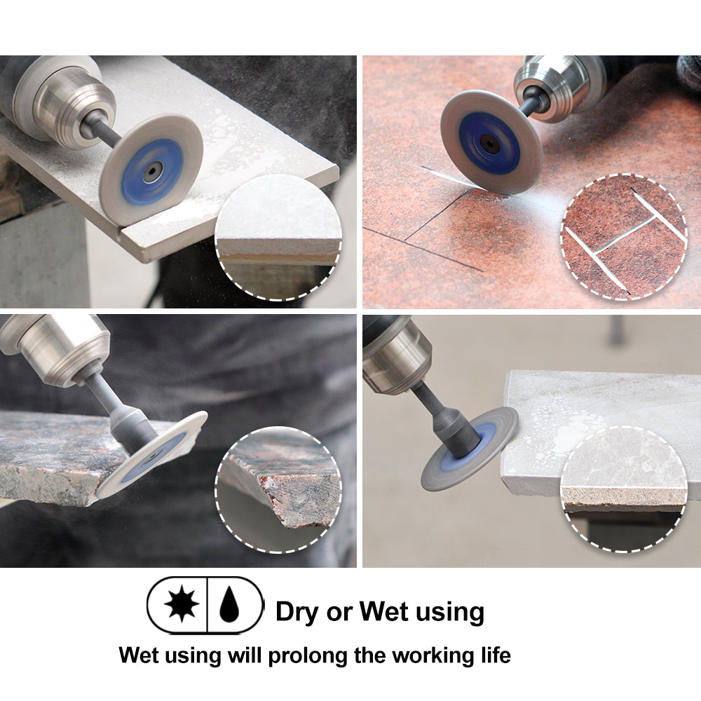 SHDIATOOL Diamond Engraving Saw Blade 1pc or 2pcs Dia 30/40/50mm Marble Granite Artificial Stone Vacuum Brazed Cutting Disc - SHDIATOOL