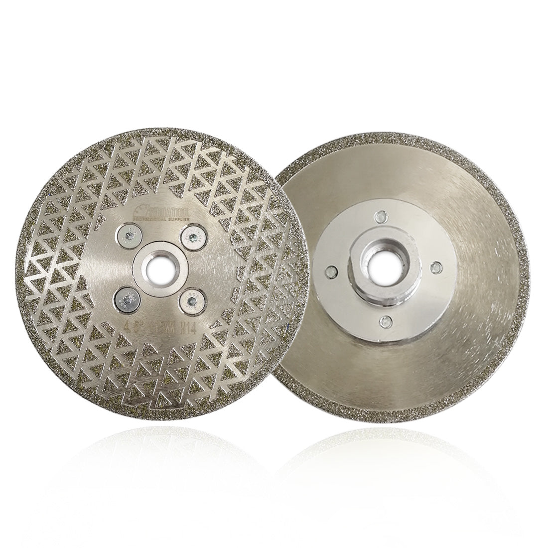 Electroplated Diamond Cutting Grinding Disc Single Side Coated M14 or 5/8-11 Flange for Granite - SHDIATOOL