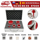 Diamond Drill Core Bits Kit and an Adapter for Tile Porcelain Granite Spain Warehouse - SHDIATOOL
