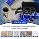 SHDIATOOL 12pcs Diamond Tip Core Bits Finger Milling Bit Beveling Chamfer Kit for Ceramic Tile Grainte