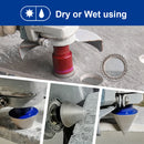 Shdiatool Diamond Core Drill Bits 9pcs/Kit Ceramic Tile Hole Saw Set