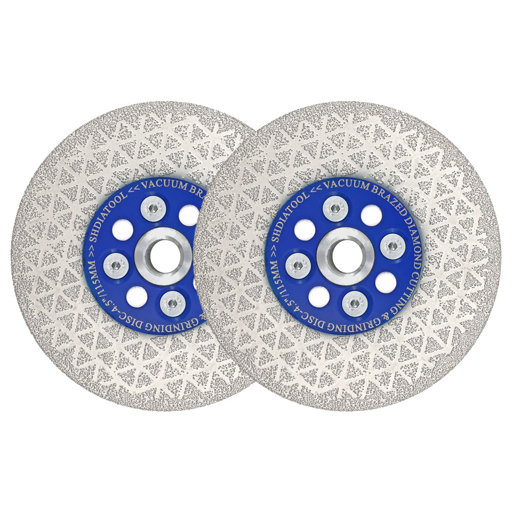 Diamond Cutting Grinding Disc Triangle Granite Concrete Saw Blade M14 or 5/8-11 Flange