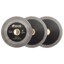 X Mesh Turbo Blade Tile Ceramic Marble Double Sided Diamond Cutting Grinding Disc