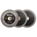 X Mesh Turbo Blade Tile Ceramic Marble Double Sided Diamond Cutting Grinding Disc