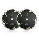 Turbo Blade with Slant Protection Teeth Cutting Granite Marble Concrete 4" 4.5" 5" 7" 9" - SHDIATOOL