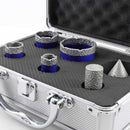 SHDIATOOL 1set/6pcs with Box Diamond Drill Core Bits for Ceramic Marble 5/8"-11 - SHDIATOOL