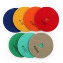 4 inch Professional Wet Polishing Pads for Marble Granite 8pcs/set - SHDIATOOL