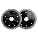 Mesh Turbo Saw Blade 2/5pcs 4"/4.5"/5" Cutting for Granite Ceramic SHDIATOOL