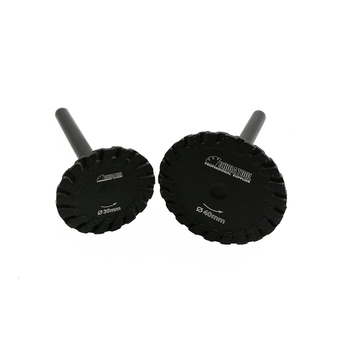 Mini Turbo Saw Blade 2pcs 30/40mm Carving Cutting Granite Marble Stone with 6mm Shank - SHDIATOOL