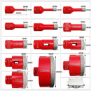 SHDIATOOL Red Diamond Drill Core Bits Kit for Tile Porcelain Granite M14 Thread - SHDIATOOL