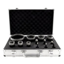SHDIATOOL Diamond Core Drill Bits Set with 5/8-11 Thread for Tile Procelain Ceramic Granite Marble 13pcs/Box Dia 6/8/10/13/16/25/32/35/45/51/65/102mm+SDS Adapter - SHDIATOOL