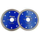 SHDIATOOL Diamond Saw Blade Cutting Porcelain Tile Ceramic Granite Marble 4.5" 2pcs