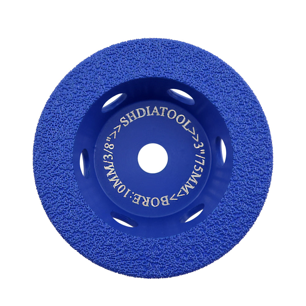 SHDIATOOL Diamond Grinding Cup Wheel 3 inch for Granite Marble Masonry