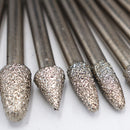 Diamond Grinding Bits for Engraving Stone Wooden Box Packed 20pcs Grit 46 - SHDIATOOL