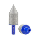 Diamond Chamfering Milling Finger Bit for Ceramic Porcelain Granite Hexagonal Shank