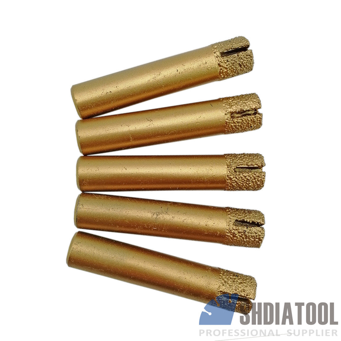 5pc CNC Diamond Flat-end Straight Knife Engraving Bits for Marble SHDIATOOL - SHDIATOOL