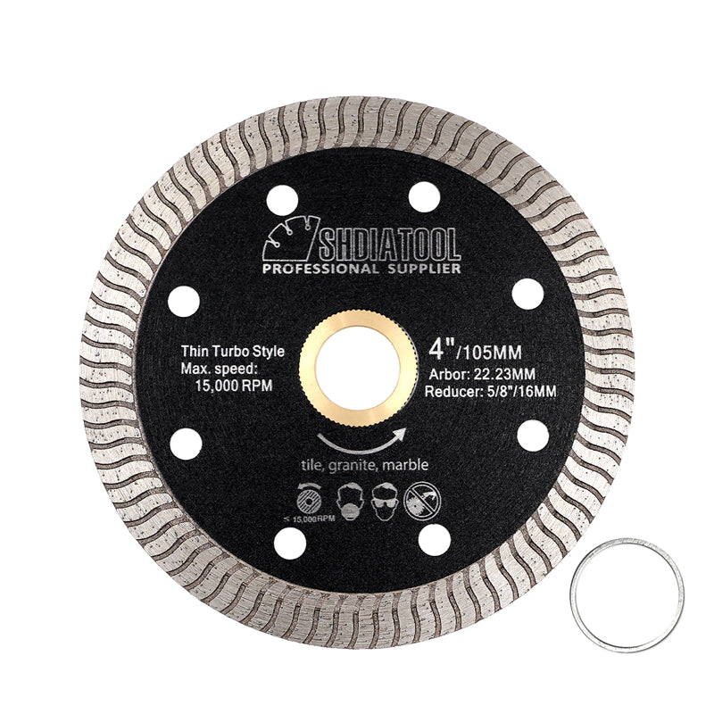 SHDIATOOL 1pc 4inch 105mm Super Thin S Mesh Diamond Saw Blades 4" Ceramic Marble Granite - SHDIATOOL