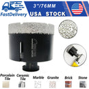 Diamond Core Drill Bits for Porcelain Ceramic Brick Hole Saw 1/4 inch to 6 inch 5/8-11 - SHDIATOOL