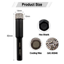 Diamond Drilling Core Bit 2/5pcs 14mm Marble Granite Ceramic Hex Shank US Warehouse