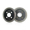 Turbo Diamond Blade 2pcs 3" Carving Granite Marble with Removable Flange SHDAITOOL - SHDIATOOL