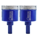 SHDIATOOL Diamond Drill Core Bits with Triangle Shank for Porcelain Tile Ceramic Granite Marble Masonry Stone Diamond Hole Saw Dia 20-68mm - SHDIATOOL