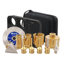 SHDIATOOL Diamond 10pcs/kit Core Drill Bits Milling Bit Chamfer Adaptor Set For Ceramic Tile Porcelain Tile Marble