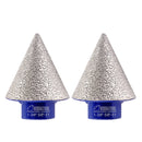 Diamond Chamfer Beveling Bits 35/50mm Enlarging Polishing Shaping Porcelain 5/8-11