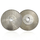 Electroplated Diamond Cutting Grinding Disc Single Side Coated M14 or 5/8-11 Flange for Granite - SHDIATOOL