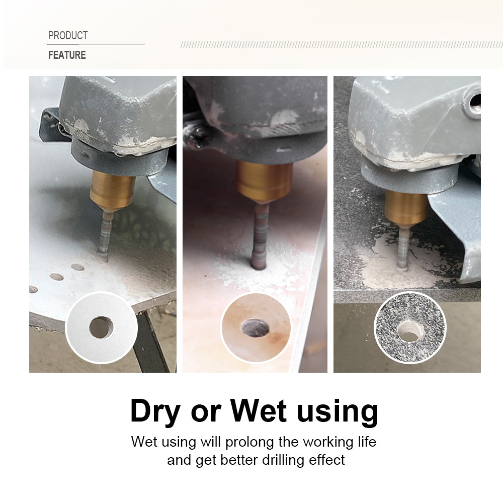 Diamond Core Bits 4pcs/set Marble Ceramic Porcelain Hole Saw M14 Thread