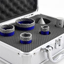 SHDIATOOL 1set/6pcs with Box Diamond Drill Core Bits for Ceramic Marble 5/8"-11 - SHDIATOOL
