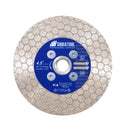 SHDIATOOL Diamond Cutting Grinding Disc 1pc Dia 4.5/5 Inch Granite Ceramic Tile Marble Hexgonal Double Sided Saw Blade 5/8“-11 thread - SHDIATOOL
