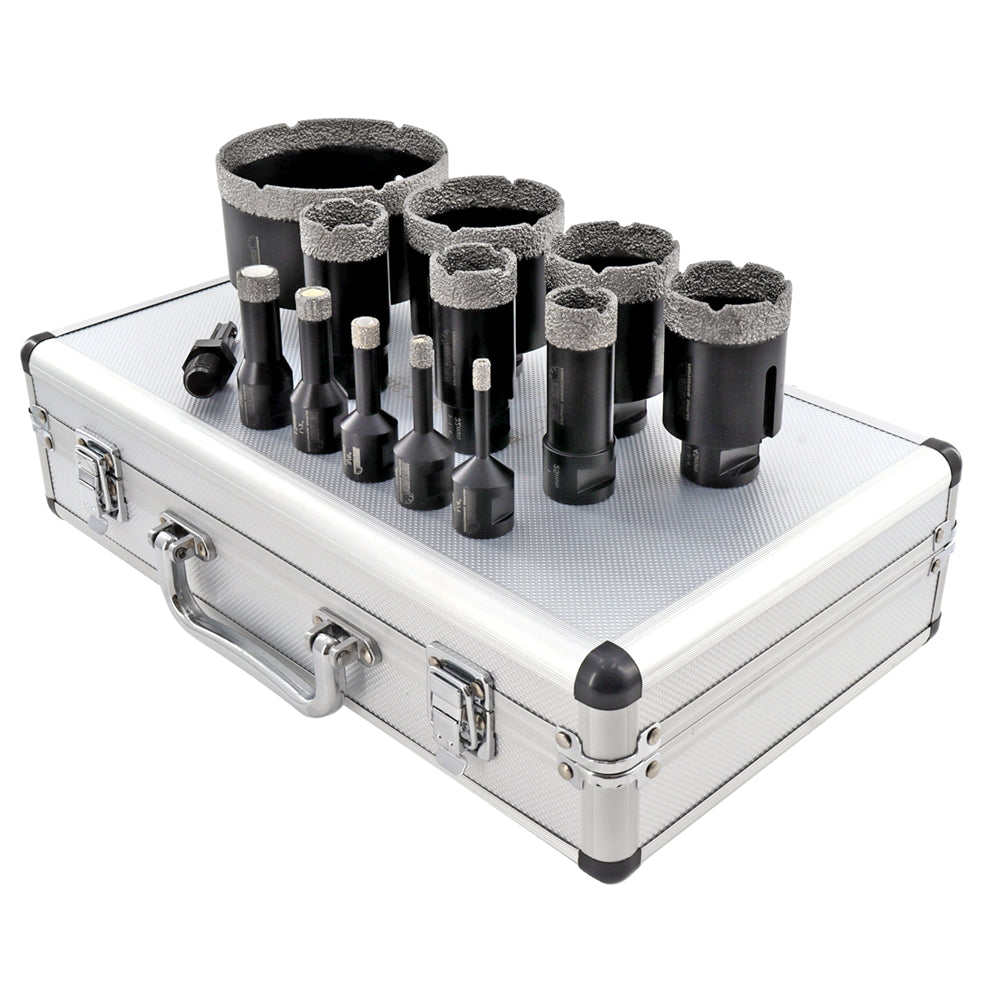 Diamond Core Drill Bits 5/8-11 Thread for Tile Procelain Ceramic Granite 13pcs/Box - SHDIATOOL