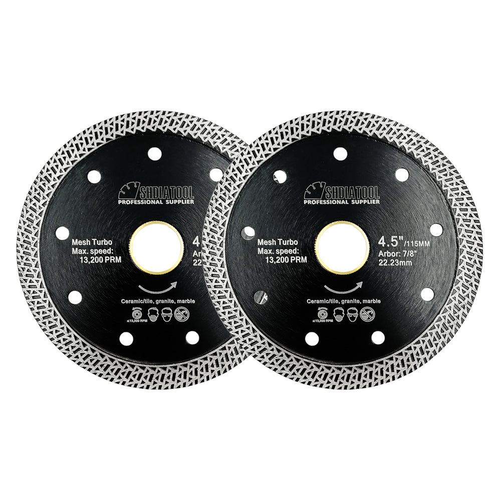 Mesh Turbo Diamond Blade for Granite Marble Ceramic Tile Brick SHDIATOOL - SHDIATOOL