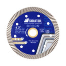 SHDIATOOL 4/4.5/5inch Superthin Diamond Turbo Saw Blade Ceramic Tile Cutting Disc Marble Circular Saw Cutter Dia 100-125mm
