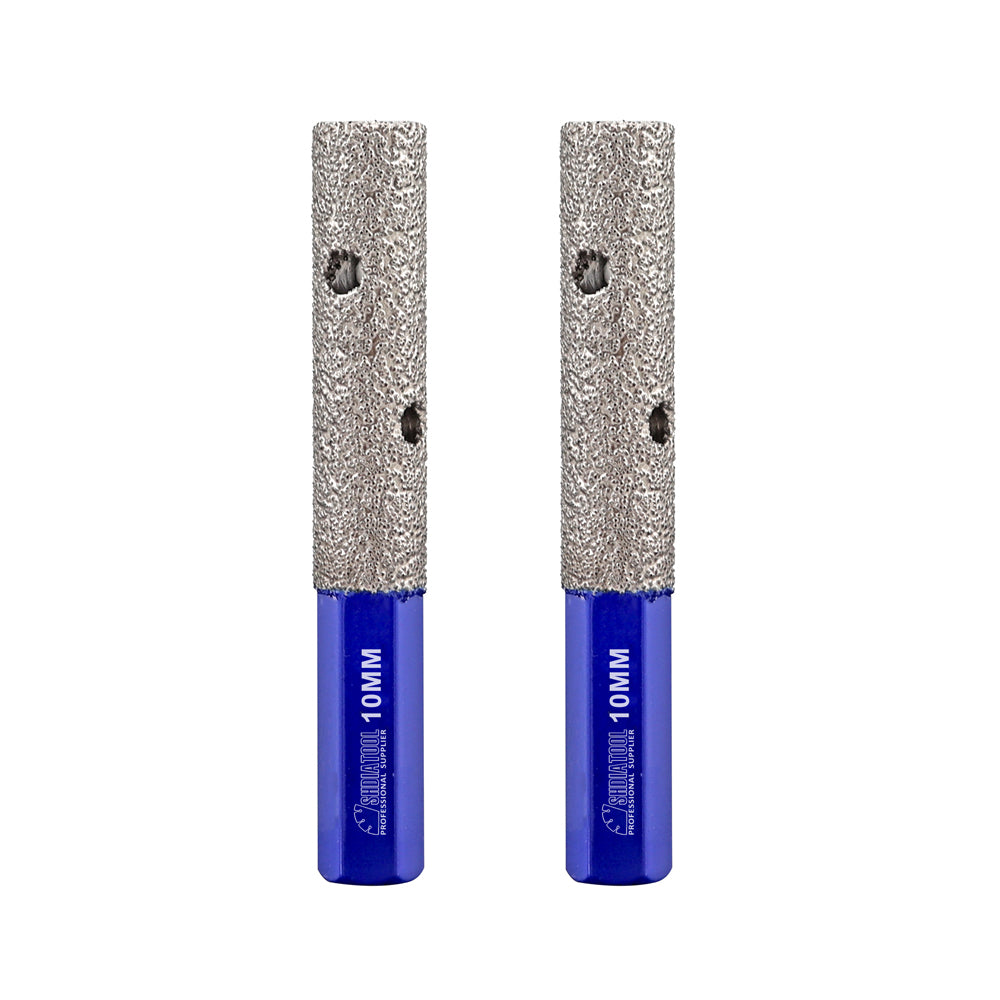 SHDIATOOL Diamond Finger Milling bits Porcelain Ceramic Marble Granite Hex Shank