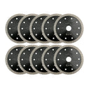 SHDIATOOL Super Thin Diamond Turbo Blade  Cutting Porcelain Ceramic Tile Granite 4" 4.5" 5" - SHDIATOOL