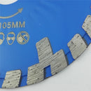 Diamond Blades for Stone Concrete Cutting with Slant Protection Teeth 3 sizes available - DIATOOL