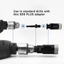SHDIATOOL Core Drill Bit Adapter 5/8"-11 or M14 Thread Male to SDS Plus Shank - SHDIATOOL