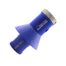 SHDIATOOL Diamond Drilling Chamfer Milling Bits with 5/8-11 or M14 Thread for Enlarging Grinding Trimming Tile Ceramic Marble Size 25/25/35mm - SHDIATOOL