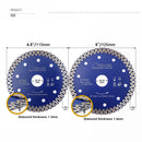 SHDIATOOL Hot Pressed A-Shape Mesh Turbo Diamond Blade Dia115/125mm Bore 22.23mm for Tile Marble Masonry - SHDIATOOL