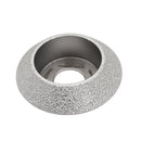 SHDIATOOL V-shape Diamond Hand Grinding Wheels for Marble Ceramic Tile Carving Edge Bore 22.23mm - SHDIATOOL