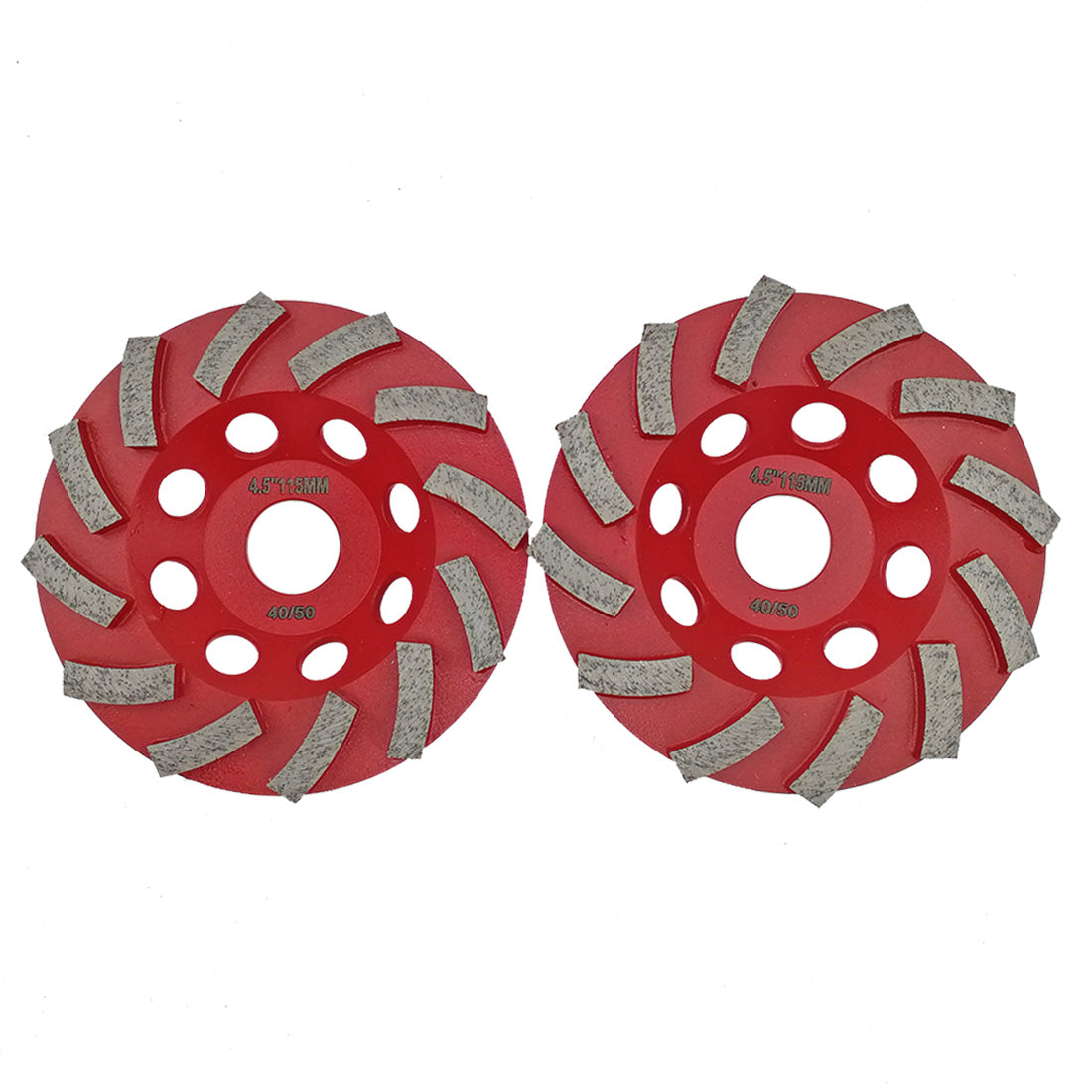 SHDIATOOL Concrete Turbo Row Diamond Grinding Cup Wheel Hard Masonry Marble Weld Turbo Cup Disc Fits 7/8 Inch Arbor from 4" to 7" - SHDIATOOL