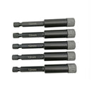 Dry Diamond Drill Bits 2pcs 6/8/10/12/14mm with Quick Change Hex Shank for Granite Porcelain Tile Ceramic Marble - SHDIATOOL