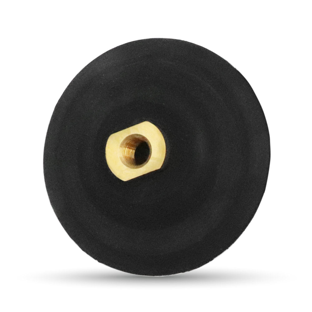 SHDIATOOL Rubber Backer Pad with 5/8-11 or M14 Thread for Diamond Polishing Pads Dia 3"/4"/5" - SHDIATOOL
