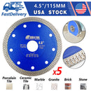 SHDIATOOL Diamond Saw Blade Cutting Porcelain Tile Ceramic Granite Marble Brick 4 "4.5" 10" - SHDIATOOL