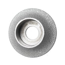 3"/75mm Vacuum Brazed Diamond Grinding Wheel Demi-bullnose Edge Profile 1pc - SHDIATOOL