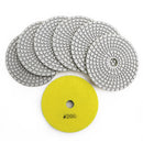 SHDIATOOL Diamond Polishing Pads for Marble Granite Dia 4"/100mm 7pcs/set - SHDIATOOL
