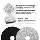 SHDIATOOL 4 Inch Vacuum Brazed Diamond Grinding Disc for Marble Concrete Granite Grit 30/50 - SHDIATOOL