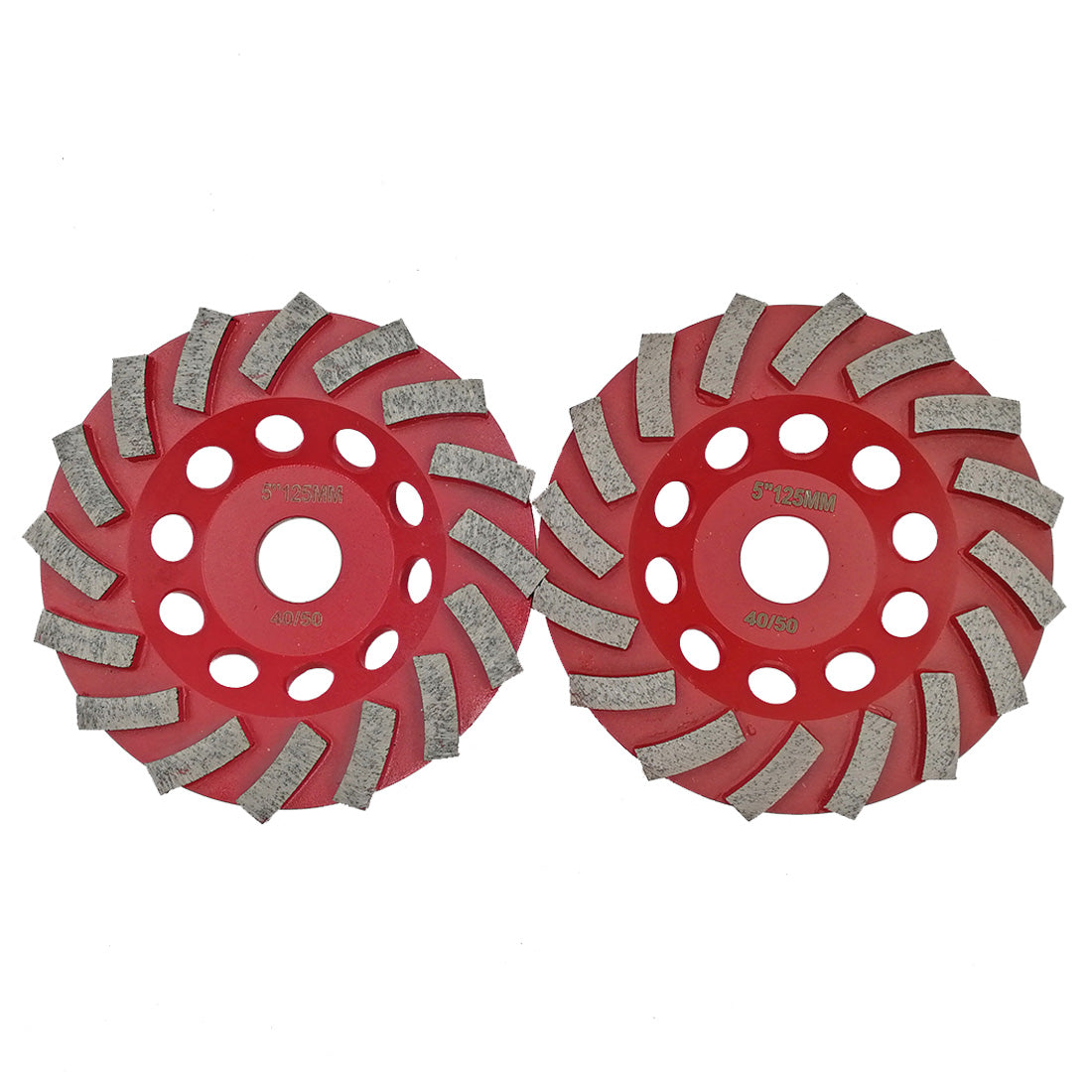 SHDIATOOL Concrete Turbo Row Diamond Grinding Cup Wheel Hard Masonry Marble Weld Turbo Cup Disc Fits 7/8 Inch Arbor from 4" to 7" - SHDIATOOL